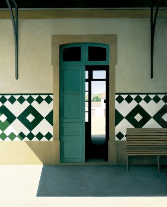 Porta do cais &agrave; tarde