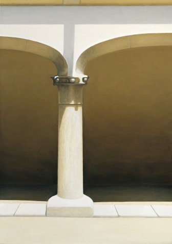 Coluna no claustro