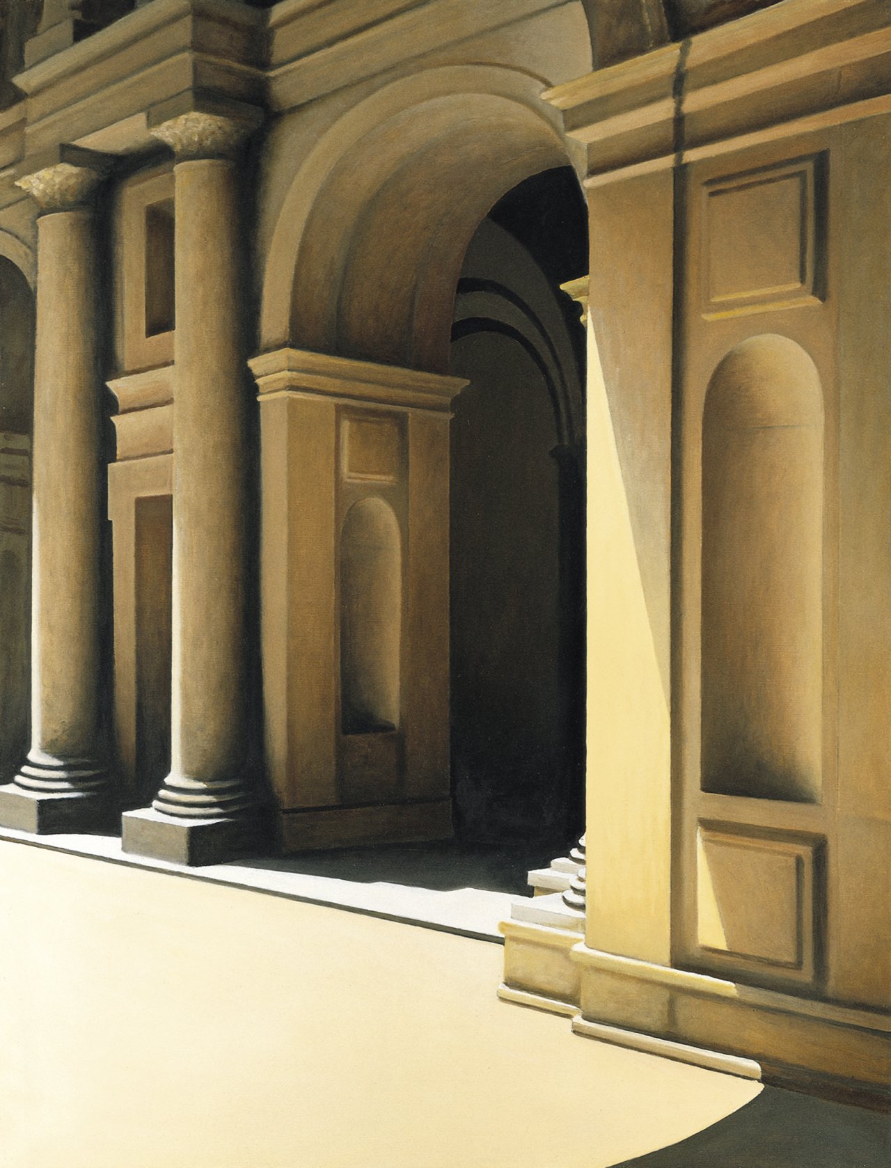 Portico no claustro
