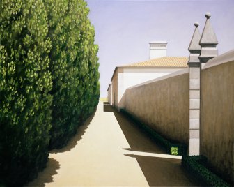 O muro do jardim
