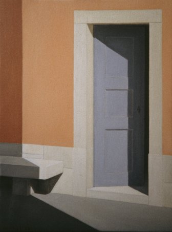 Porta com banco de pedra II