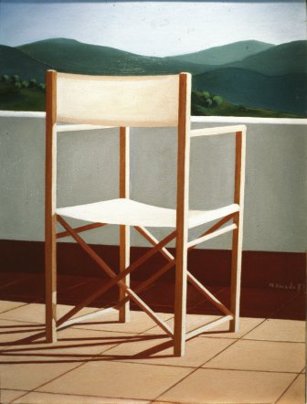 Terra&ccedil;o com cadeira