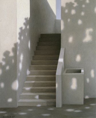 Escada com sombras