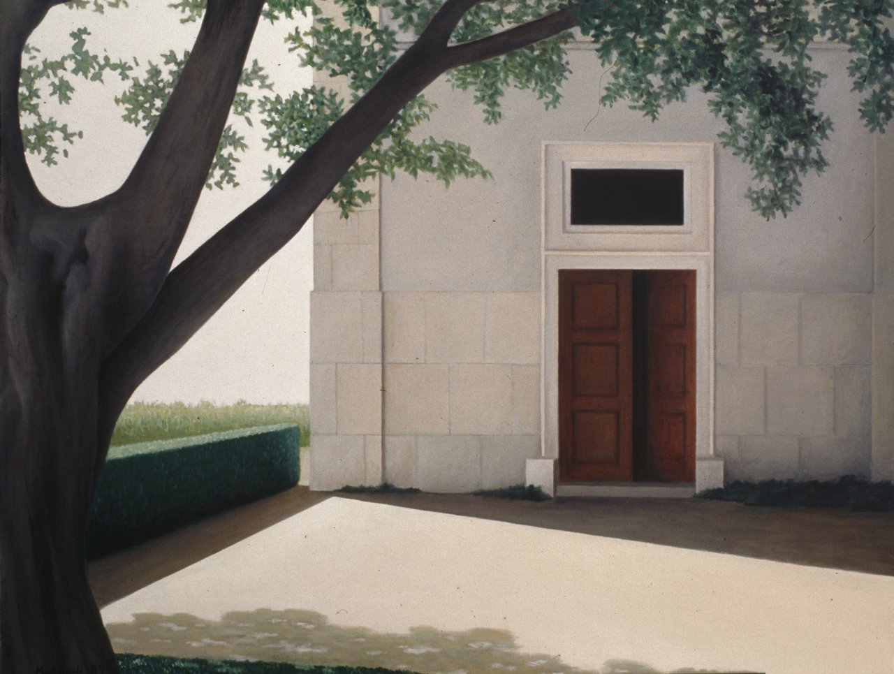 O jardim do museu