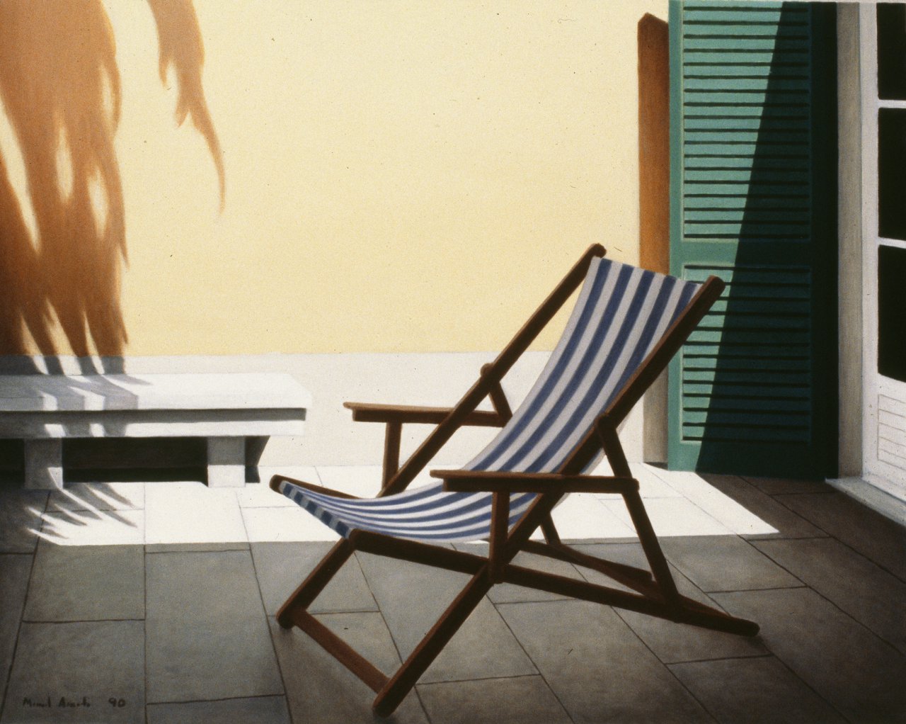 Cadeira no terra&ccedil;o