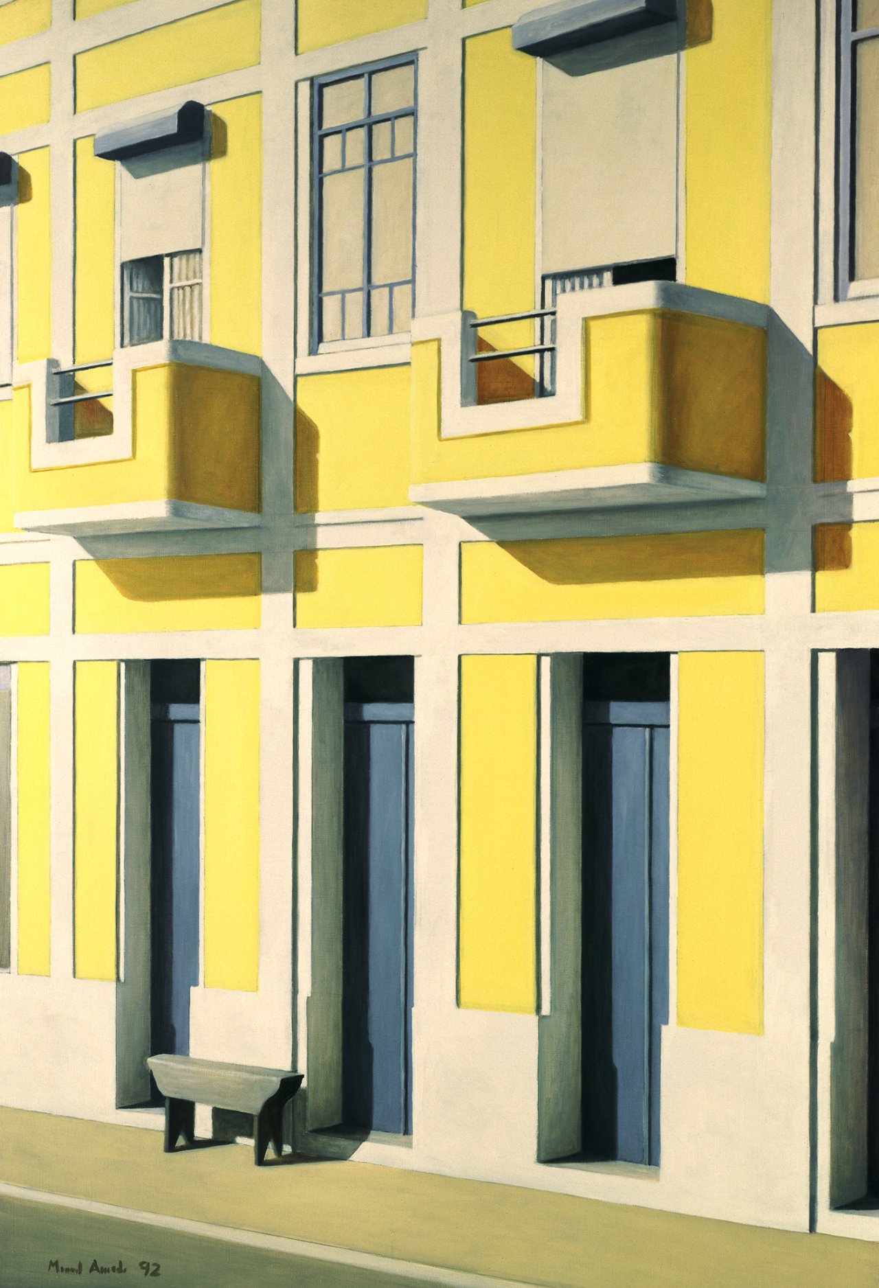 O pr&eacute;dio amarelo