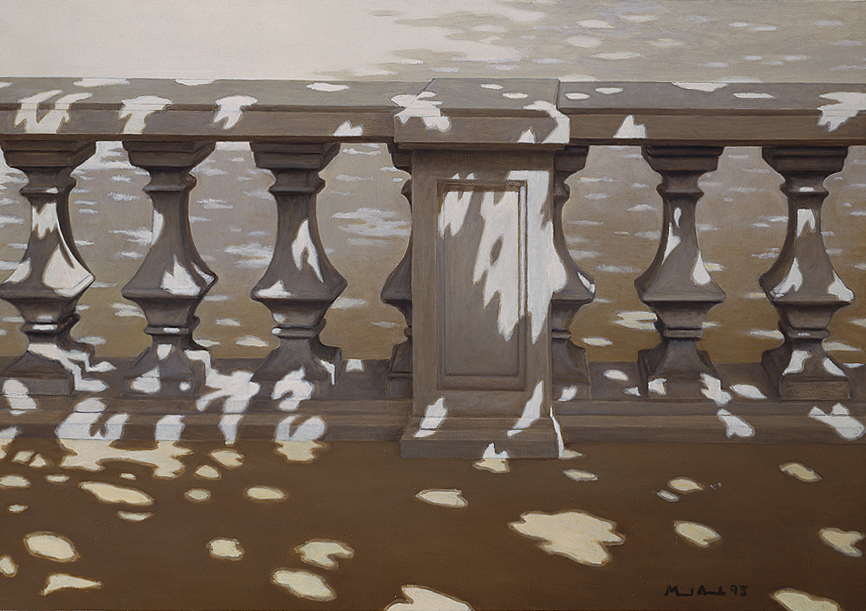 Balaustrada com sombras