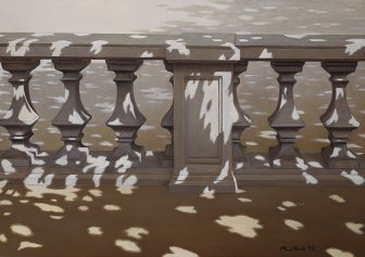 Balaustrada com sombras