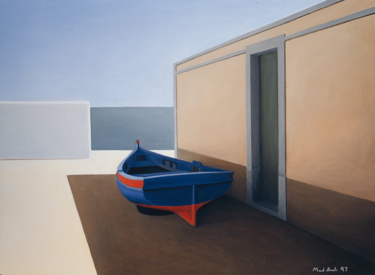 Barco em terra